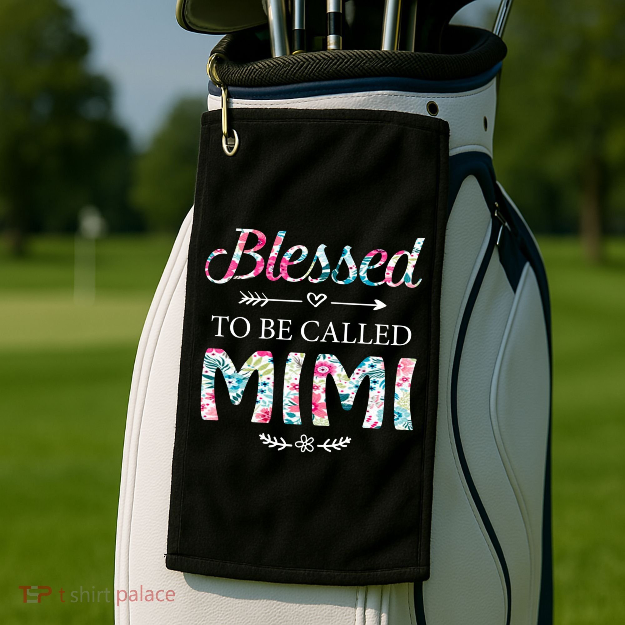 Wo Blessed To Be Called Mimi Gift For Mimi Meaningful Gift Golf Towel