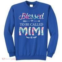 Wo Blessed To Be Called Mimi Gift For Mimi Meaningful Gift Sweatshirt thumb 0