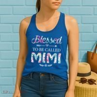 Wo Blessed To Be Called Mimi Gift For Mimi Meaningful Gift Women's Tank Top thumb 2
