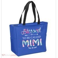 Wo Blessed To Be Called Mimi Gift For Mimi Meaningful Gift Tote Bag thumb 2