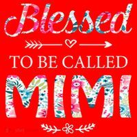 Wo Blessed To Be Called Mimi Gift For Mimi Meaningful Gift Santa Hat thumb 1