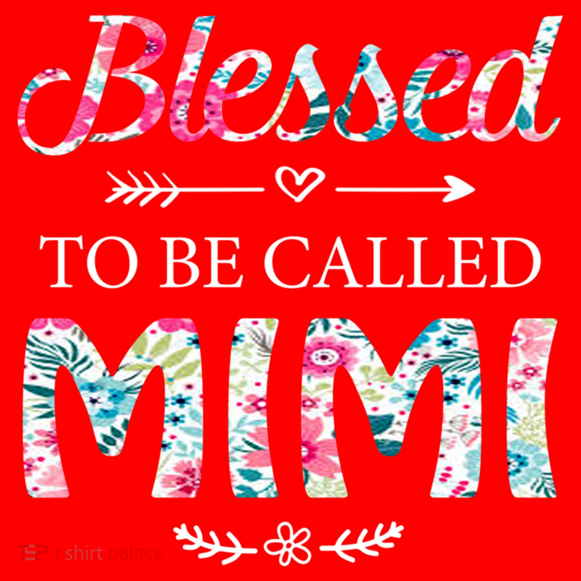 Wo Blessed To Be Called Mimi Gift For Mimi Meaningful Gift Santa Hat
