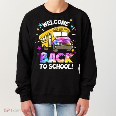 Welcome Back To School Funny School Bus Driver Women's Sweatshirt