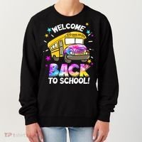 Welcome Back To School Funny School Bus Driver Women's Sweatshirt thumb 0