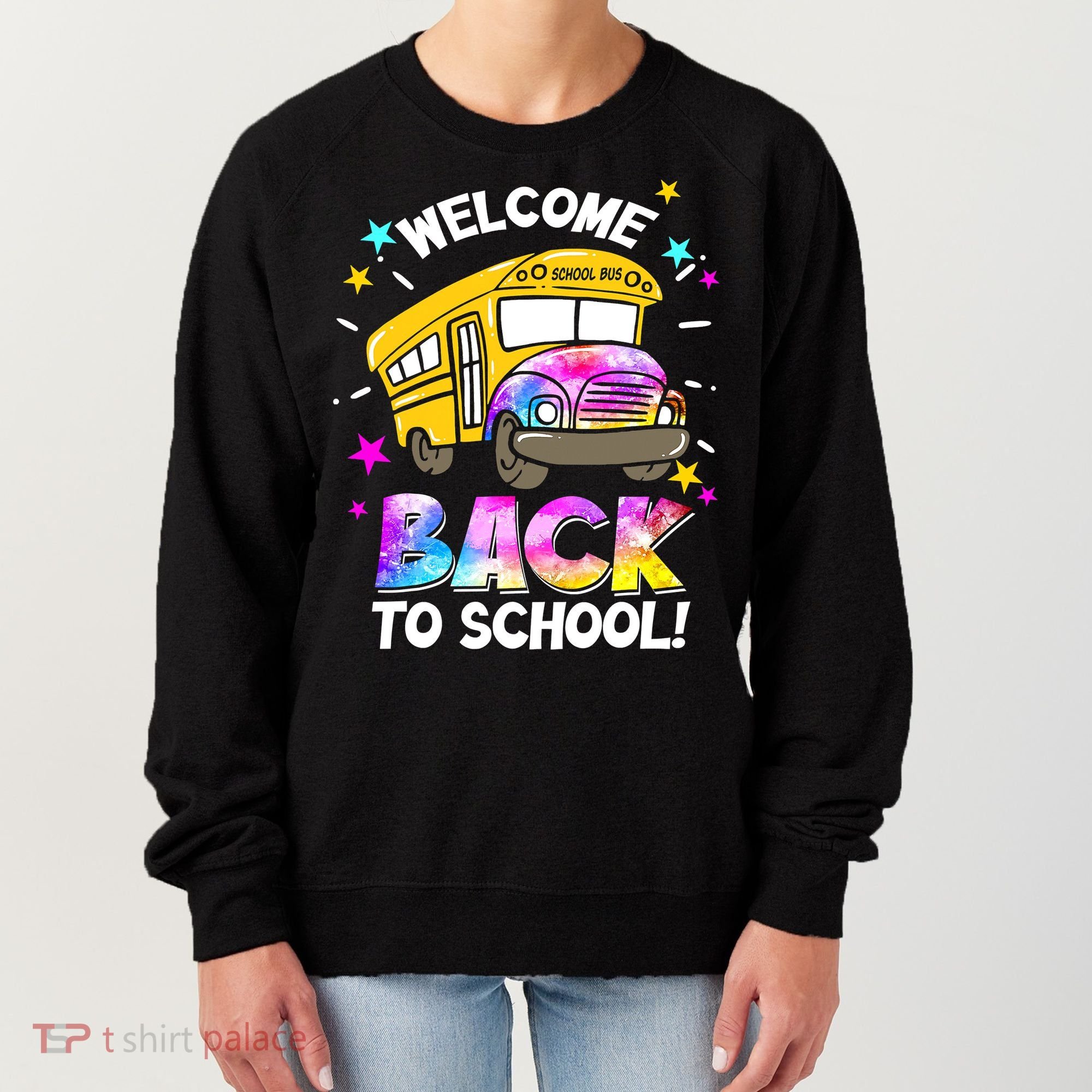 Welcome Back To School Funny School Bus Driver Women's Sweatshirt