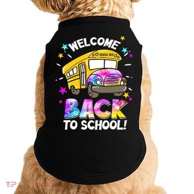 Welcome Back To School Funny School Bus Driver Doggie Tank
