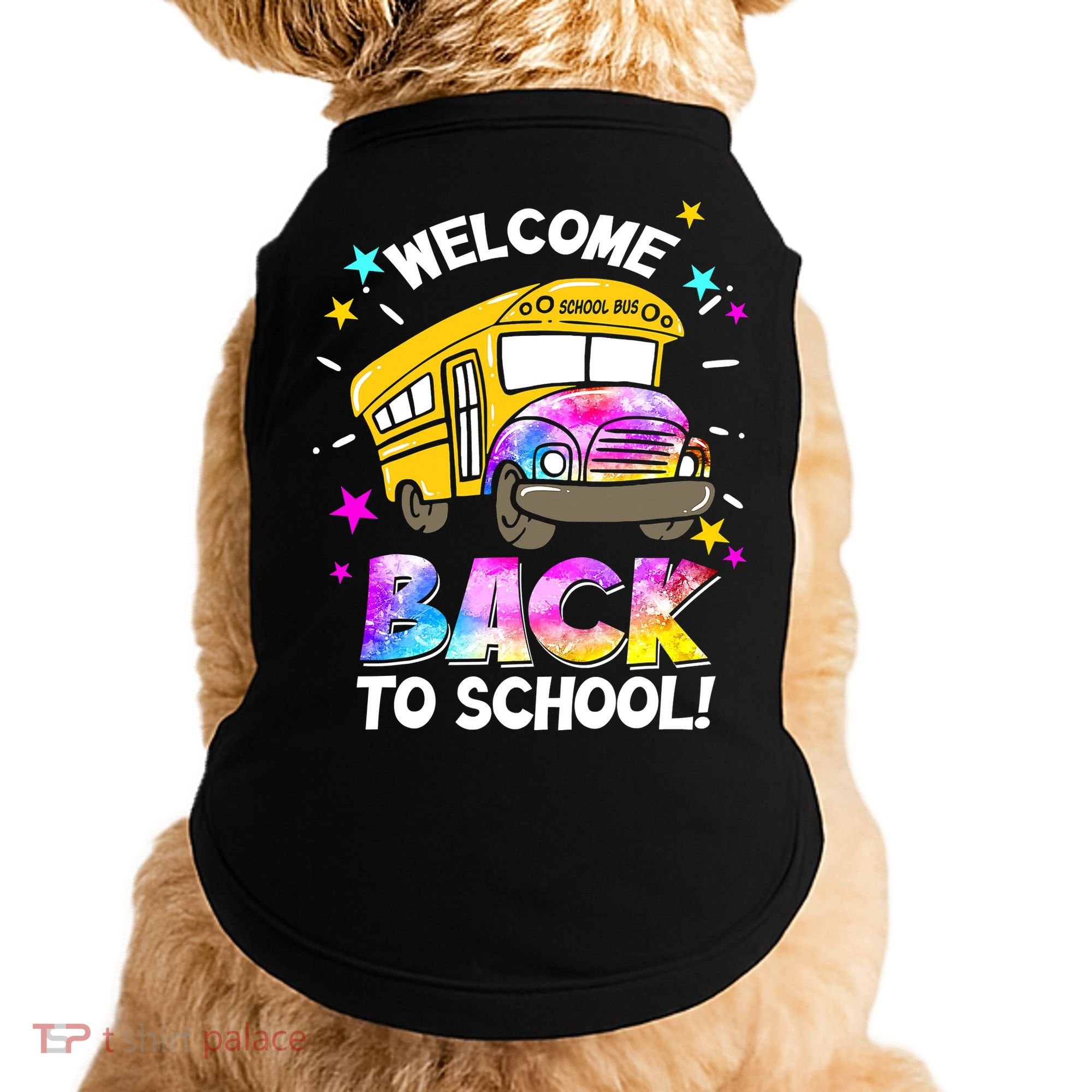 Welcome Back To School Funny School Bus Driver Doggie Tank