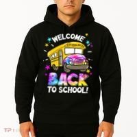 Welcome Back To School Funny School Bus Driver Hoodie thumb 2