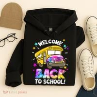 Welcome Back To School Funny School Bus Driver Hoodie thumb 4