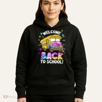 Welcome Back To School Funny School Bus Driver Hoodie thumb 5