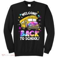 Welcome Back To School Funny School Bus Driver Sweatshirt thumb 0