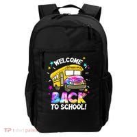 Welcome Back To School Funny School Bus Driver Backpack thumb 0