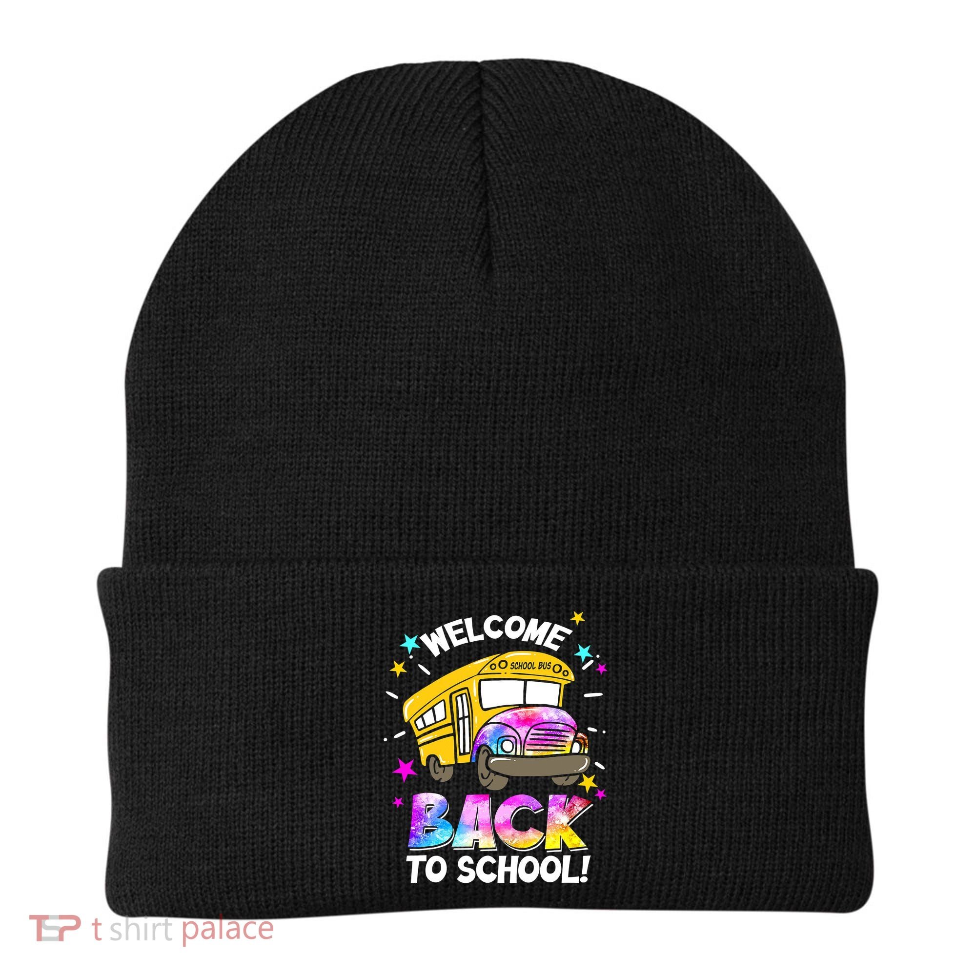 Welcome Back To School Funny School Bus Driver Beanie