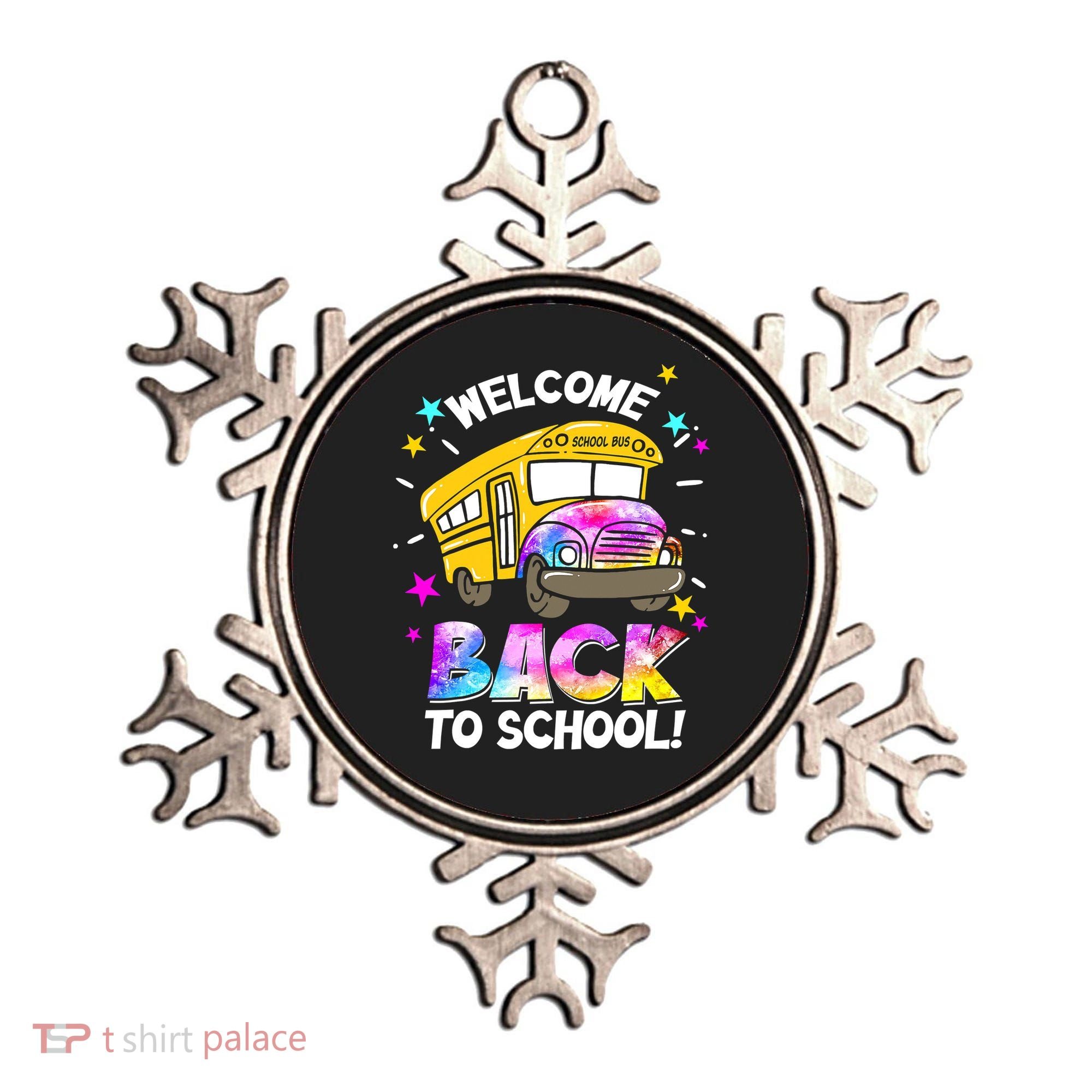 Welcome Back To School Funny School Bus Driver Ornament