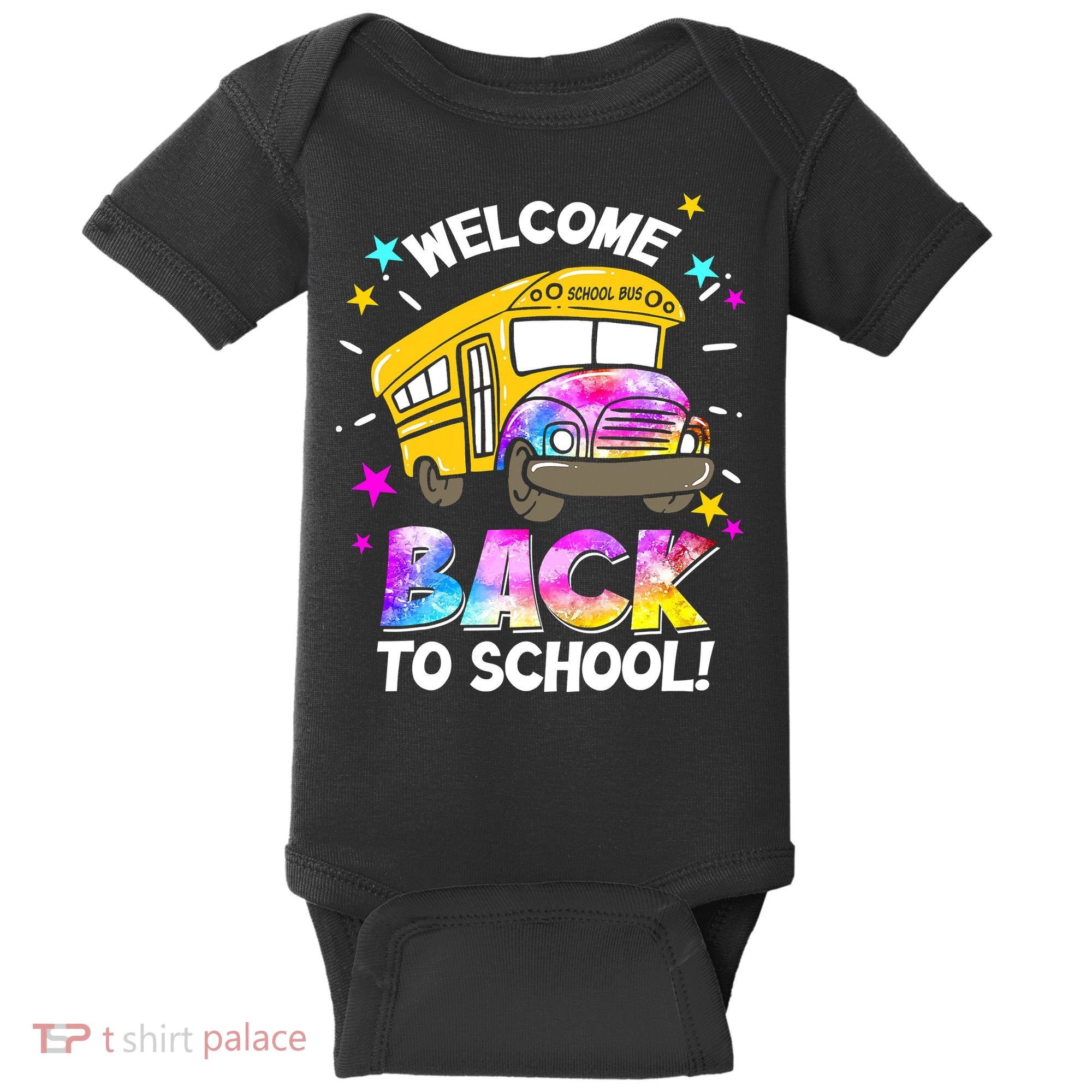 Welcome Back To School Funny School Bus Driver Baby Bodysuit