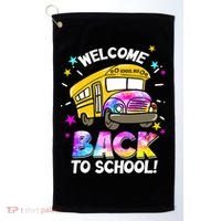 Welcome Back To School Funny School Bus Driver Golf Towel thumb 0