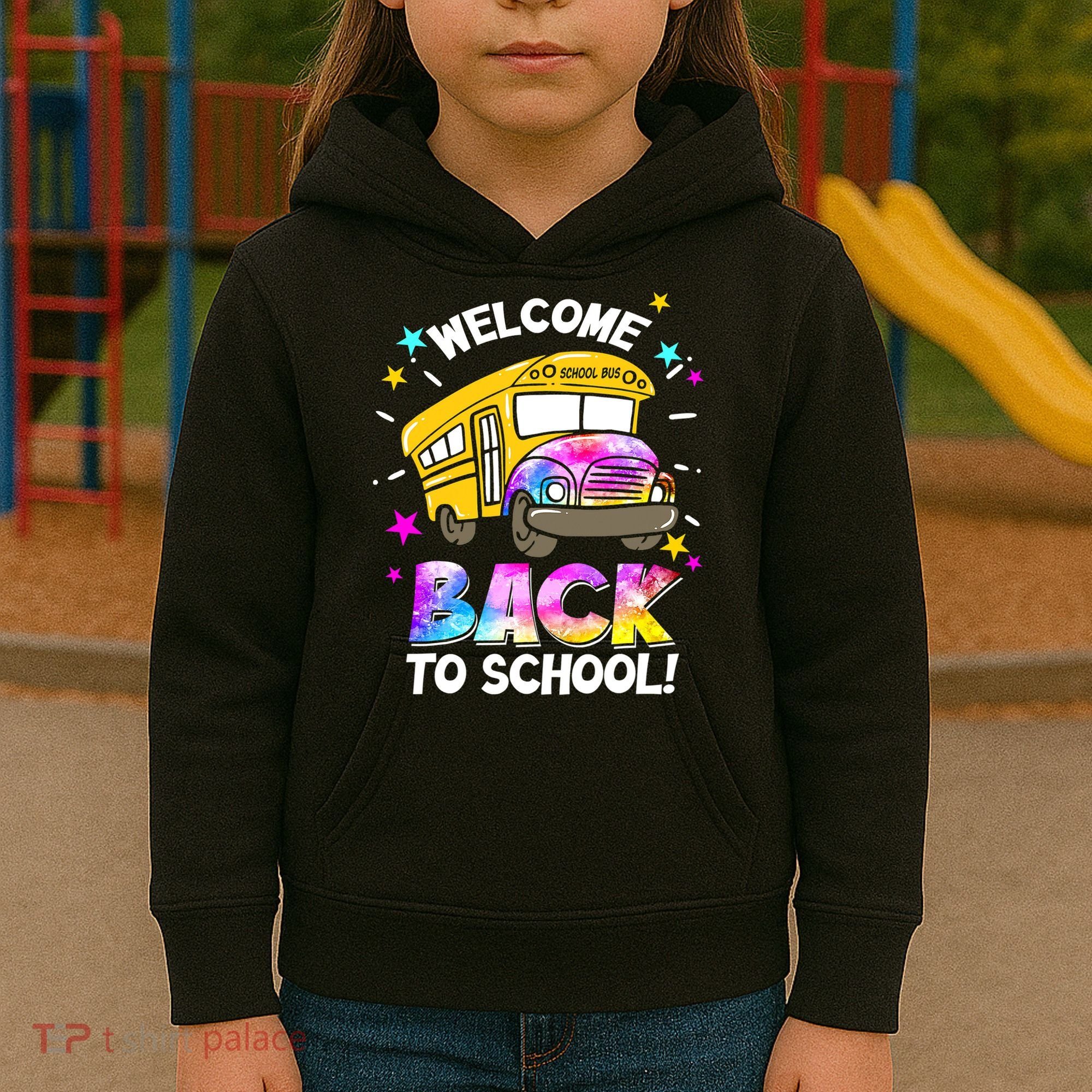 Welcome Back To School Funny School Bus Driver Kids Hoodie