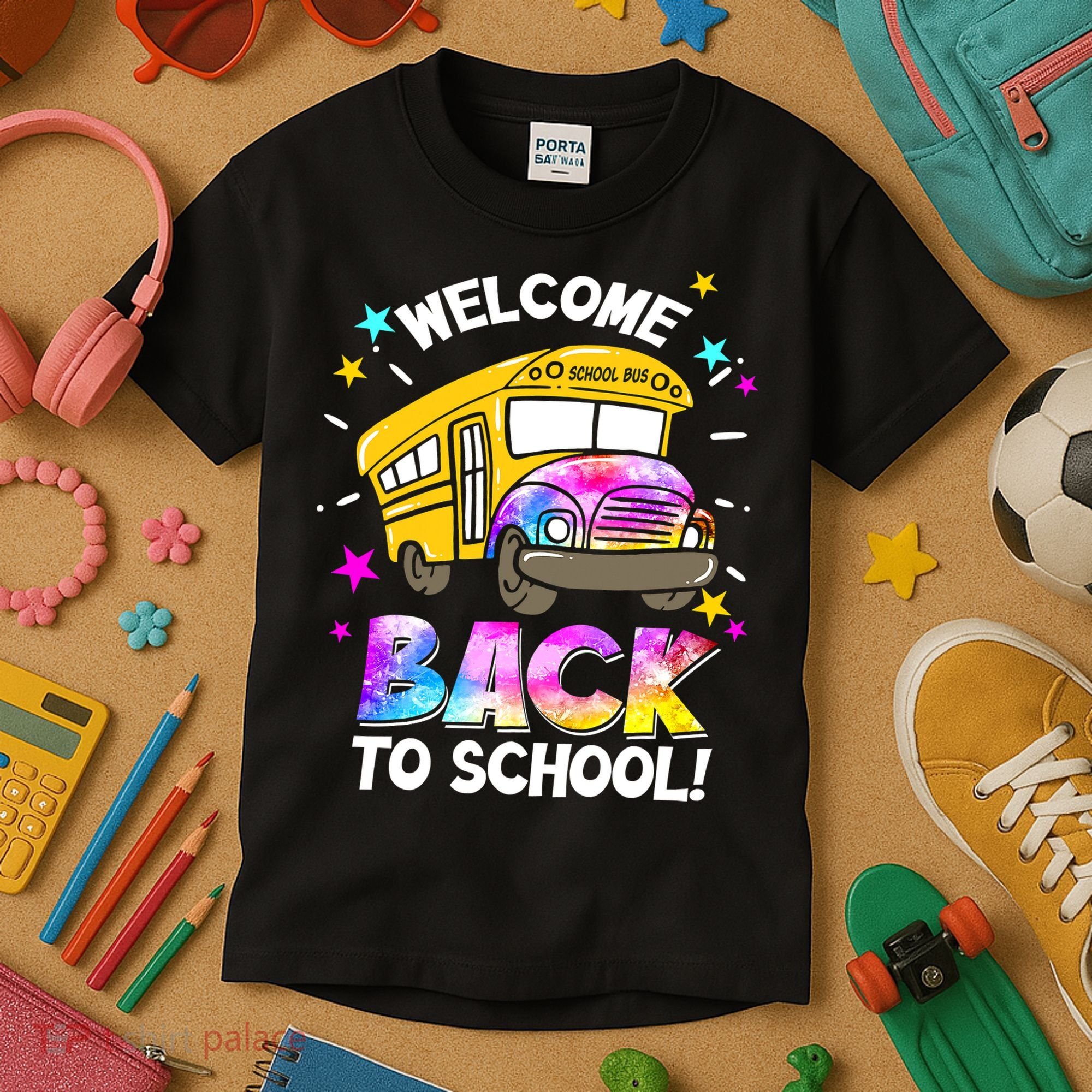 Welcome Back To School Funny School Bus Driver Kids T-Shirt