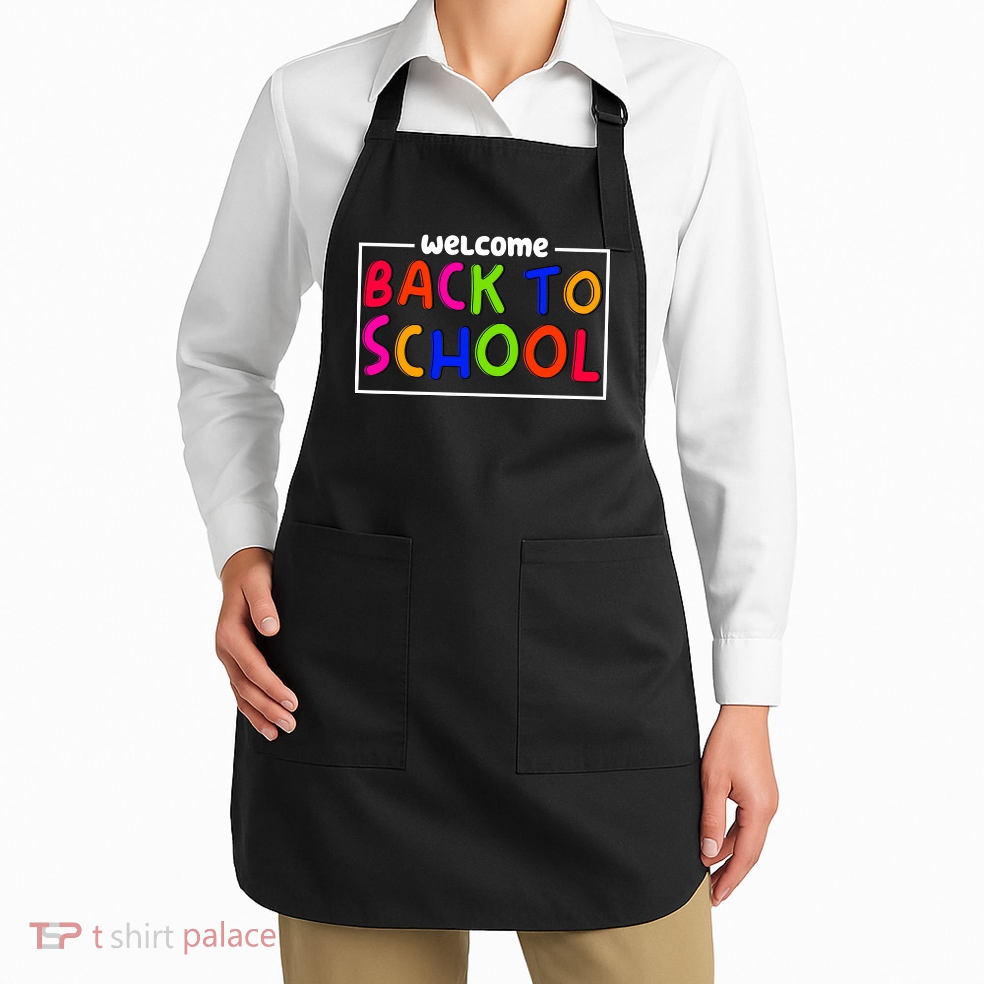 Welcome Back To School Apron