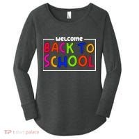 Welcome Back To School Women's Perfect Tri Tunic Long Sleeve Shirt thumb 0