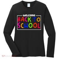 Welcome Back To School Women's Long Sleeve Shirt thumb 0