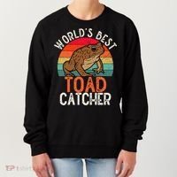 Worlds Best Toad Catcher Funny Amphibian Toad Women's Sweatshirt thumb 0