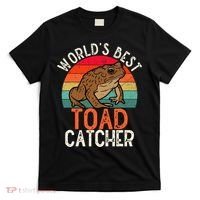 Worlds Best Toad Catcher Funny Amphibian Toad T-Shirt thumb 0
