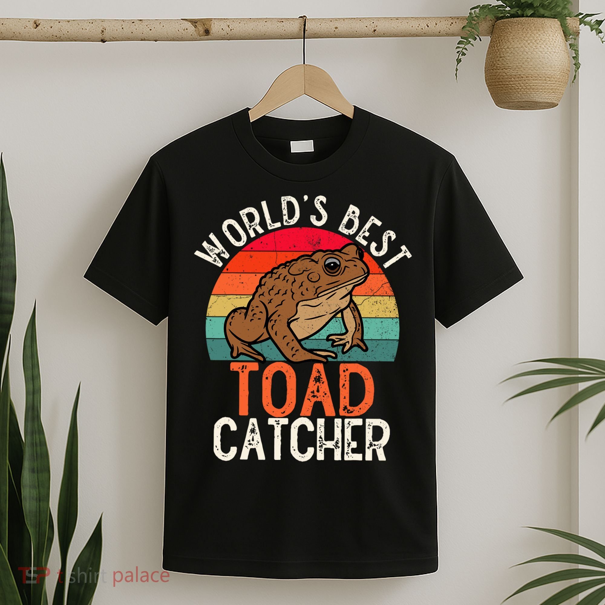 Worlds Best Toad Catcher Funny Amphibian Toad T-Shirt