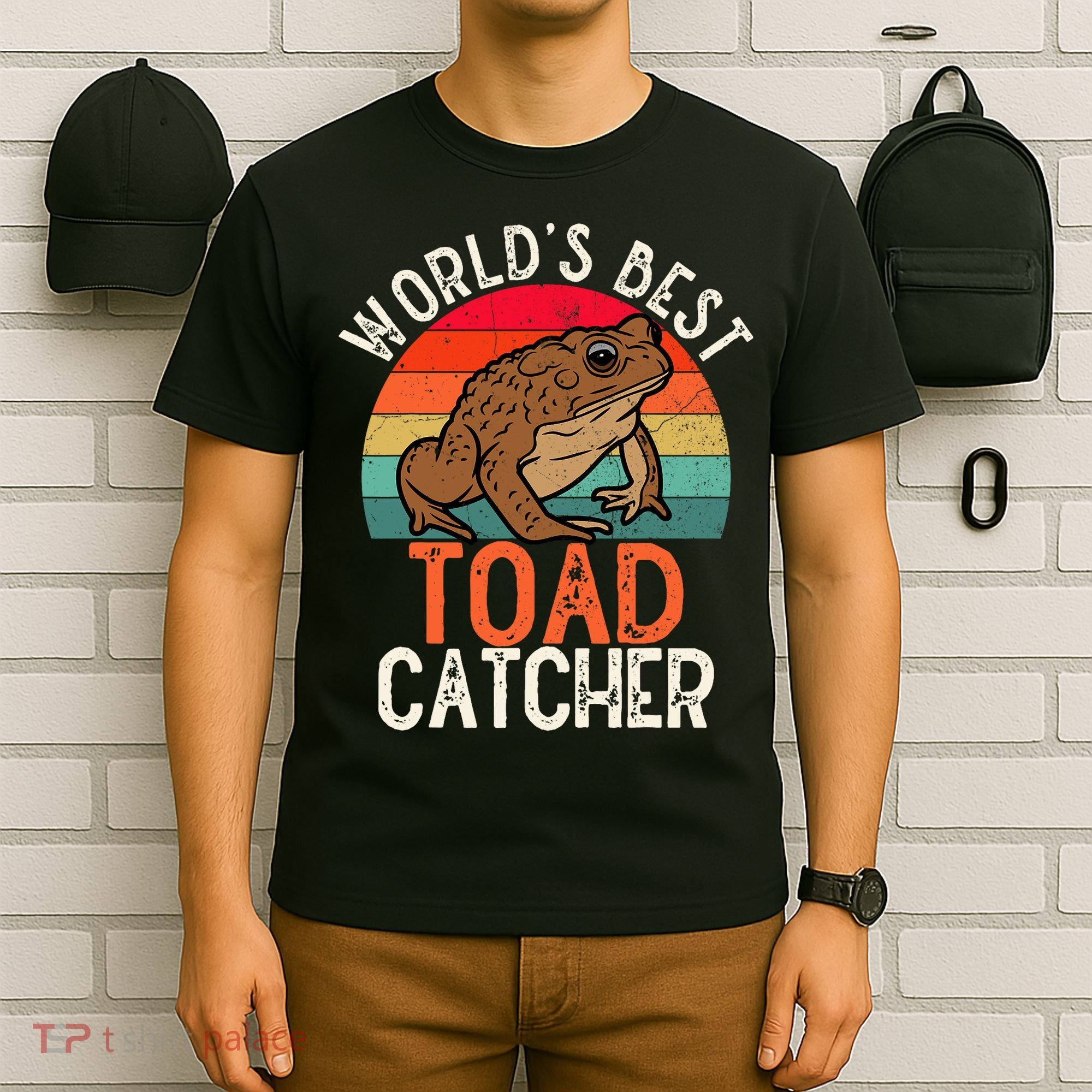 Worlds Best Toad Catcher Funny Amphibian Toad T-Shirt