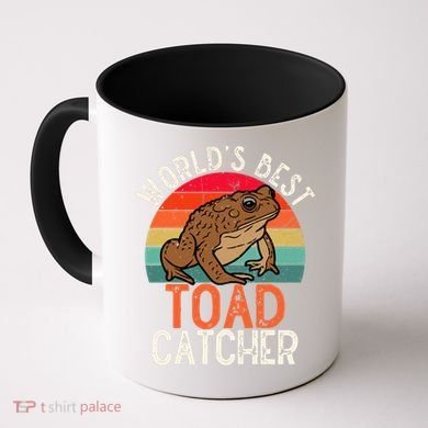 Worlds Best Toad Catcher Funny Amphibian Toad Coffee Mug