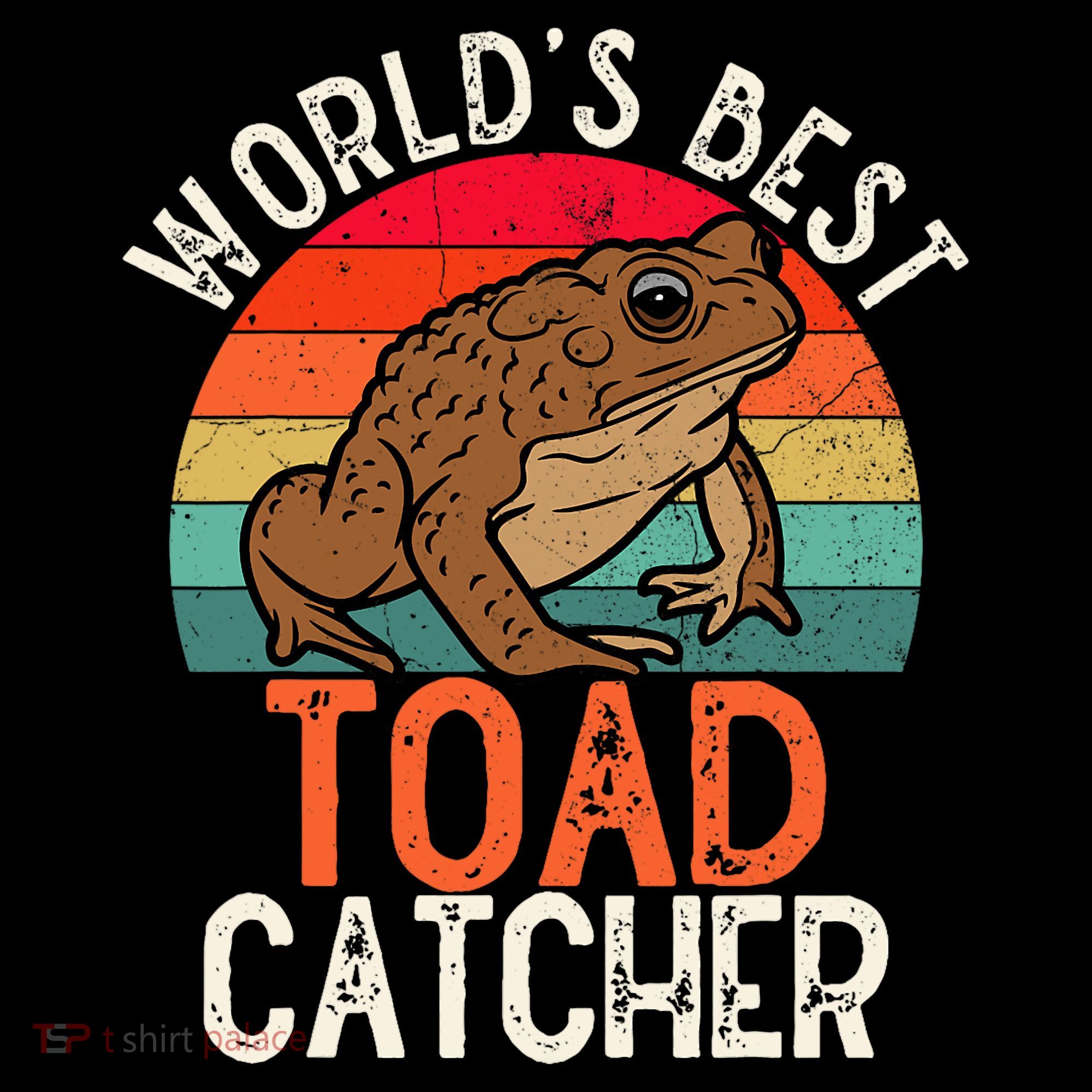 Worlds Best Toad Catcher Funny Amphibian Toad Coaster