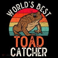 Worlds Best Toad Catcher Funny Amphibian Toad 16oz Travel Tumbler thumb 2