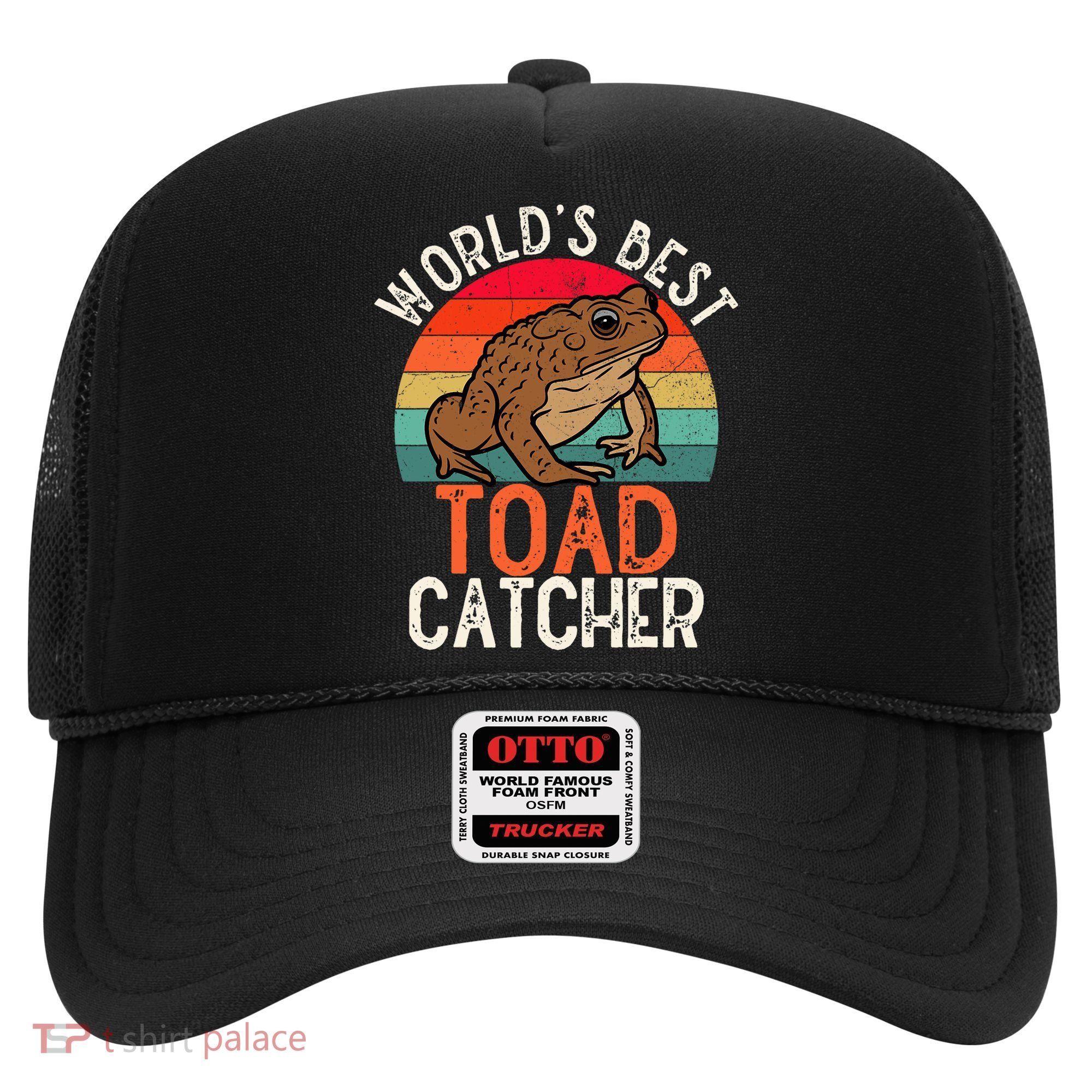 Worlds Best Toad Catcher Funny Amphibian Toad Hat