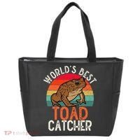 Worlds Best Toad Catcher Funny Amphibian Toad Tote Bag thumb 0