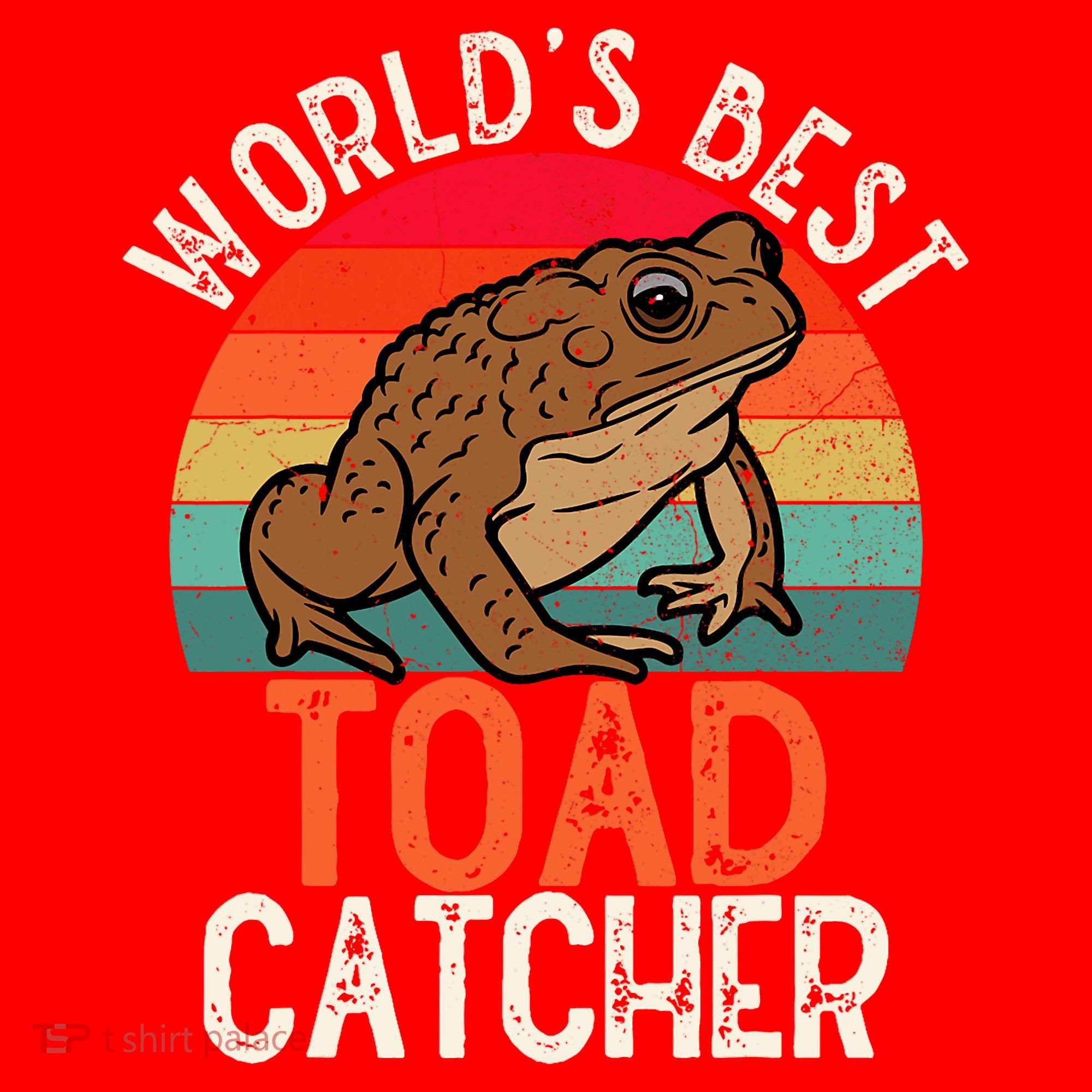 Worlds Best Toad Catcher Funny Amphibian Toad Santa Hat