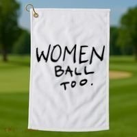 Women Ball Too Golf Towel thumb 1