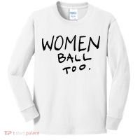 Women Ball Too Kids Long Sleeve Shirt thumb 0