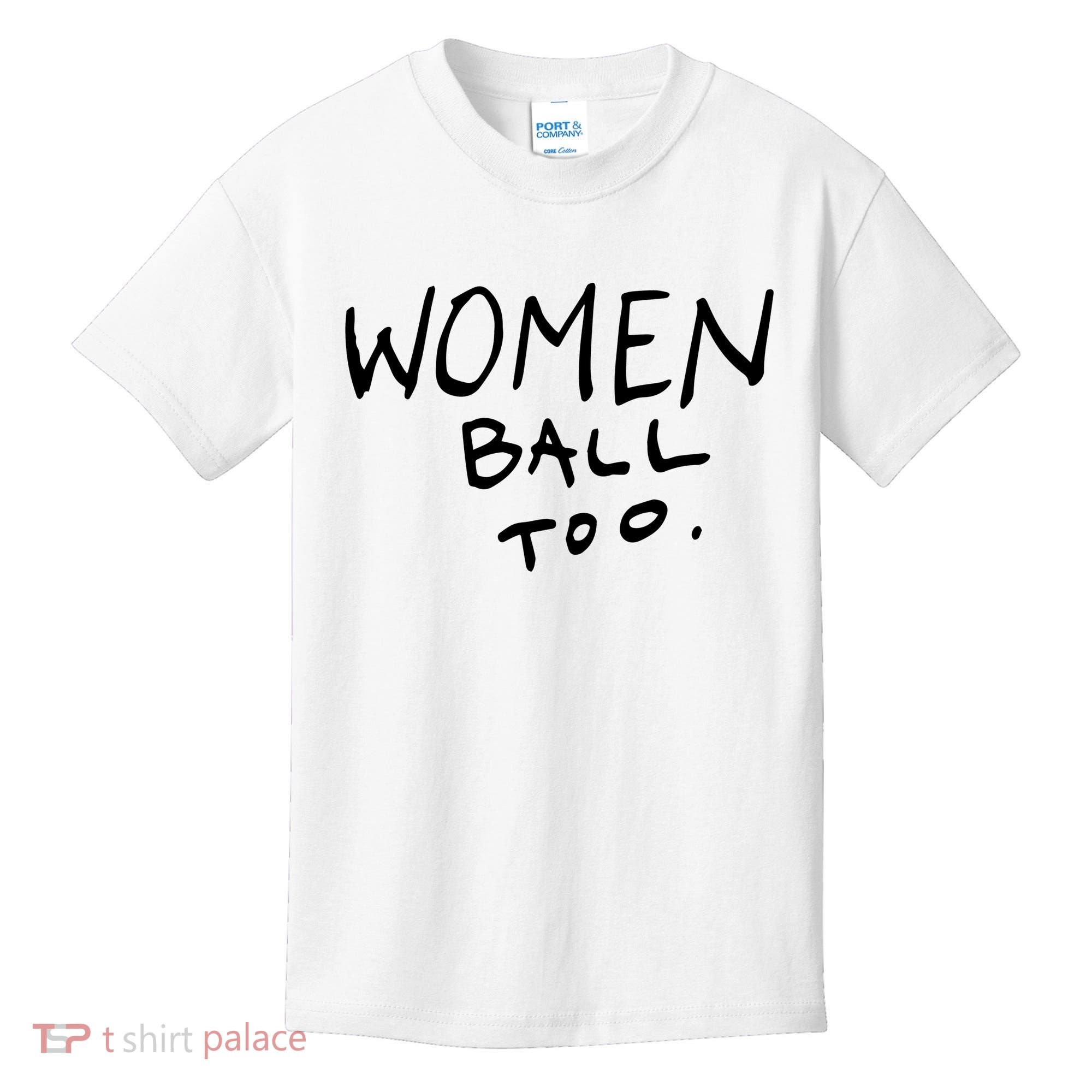 Women Ball Too Kids T-Shirt