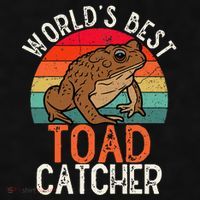 Worlds Best Toad Catcher Funny Amphibian Toad Ladies PosiCharge Tri-Blend Wicking Tank thumb 2