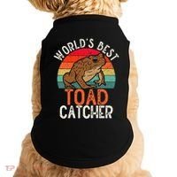 Worlds Best Toad Catcher Funny Amphibian Toad Doggie Tank thumb 0