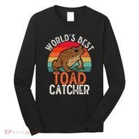 Worlds Best Toad Catcher Funny Amphibian Toad Long Sleeve Shirt thumb 0