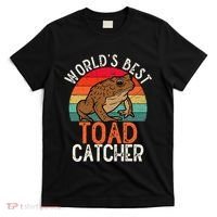 Worlds Best Toad Catcher Funny Amphibian Toad T-Shirt thumb 0
