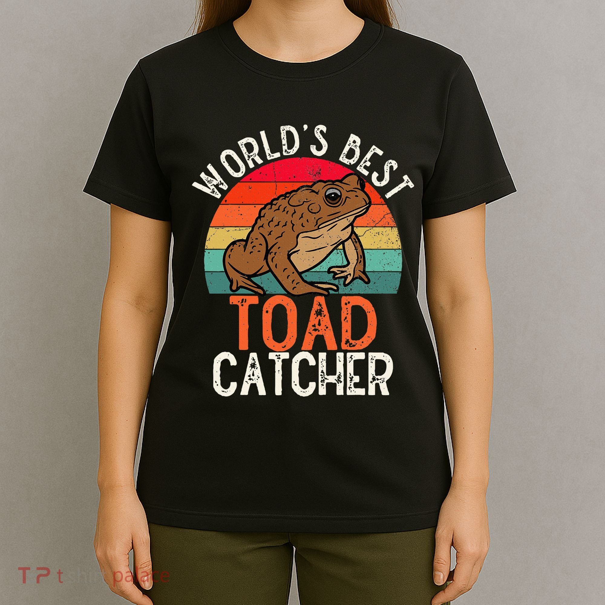 Worlds Best Toad Catcher Funny Amphibian Toad T-Shirt