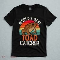 Worlds Best Toad Catcher Funny Amphibian Toad T-Shirt thumb 5
