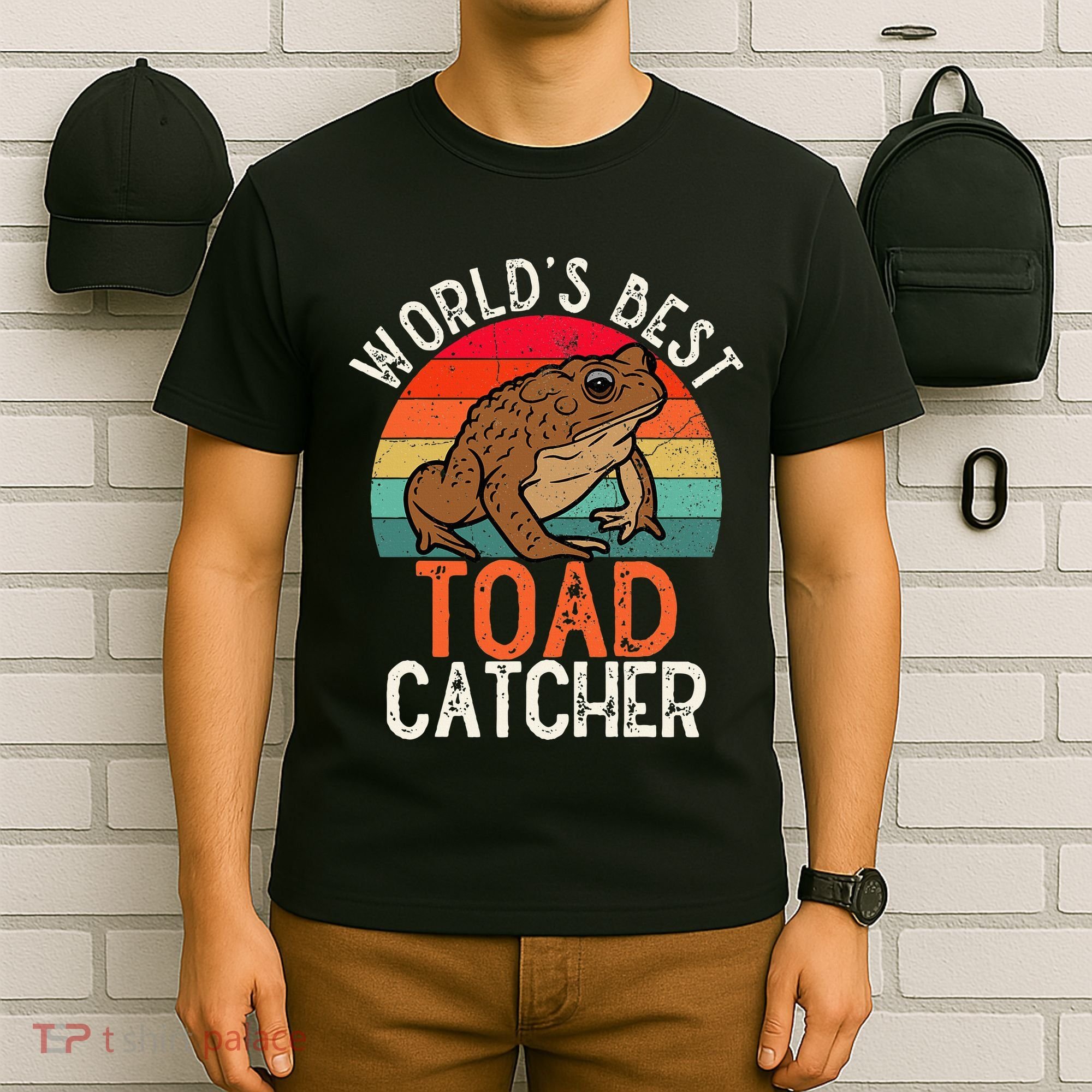 Worlds Best Toad Catcher Funny Amphibian Toad T-Shirt