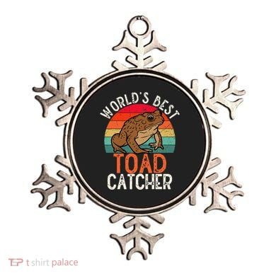 Worlds Best Toad Catcher Funny Amphibian Toad Ornament