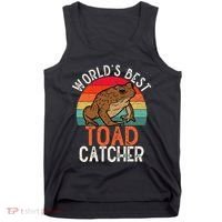 Worlds Best Toad Catcher Funny Amphibian Toad Tank Top thumb 0