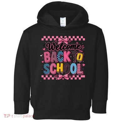 Welcome Back To School Retro Gift Toddler Hoodie