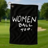 Women Ball Too Golf Towel thumb 1