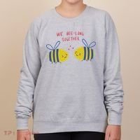 We Belong Together Cute Bee Women's Sweatshirt thumb 0